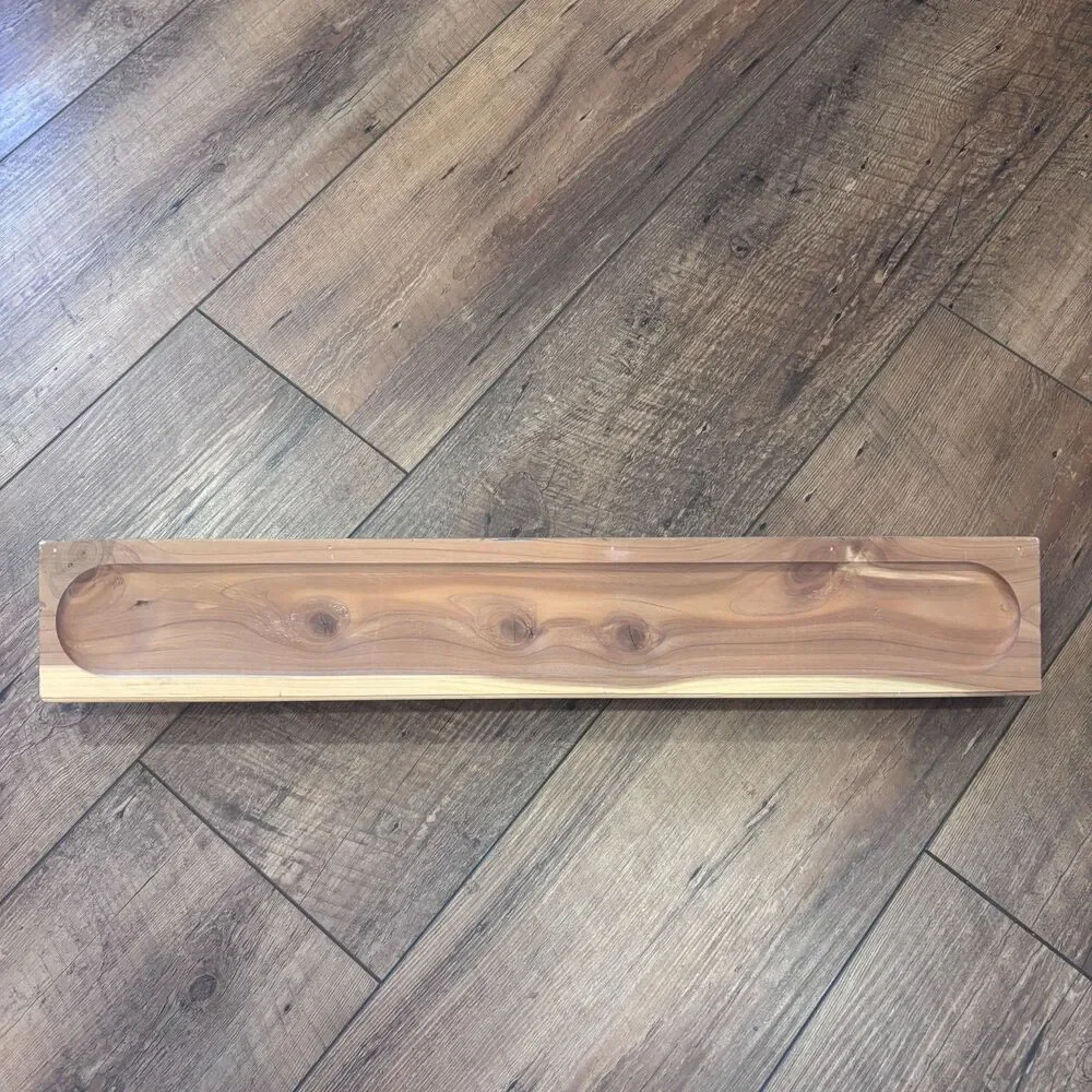 Rochester Cedar Wood Tie Belt Shelf Rack Hanging 21